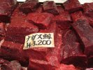 Velrybí maso je žádaným zbožím na japonském trhu. Zdroj: Reuters
